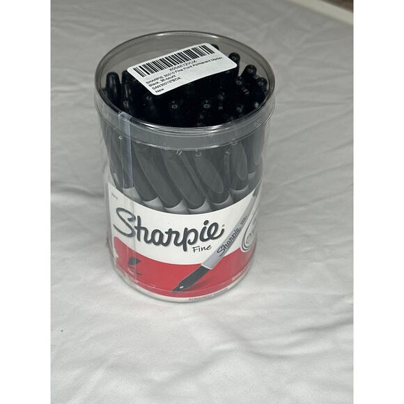 Sharpie 35010 Fine Point Permanent Marker, Black, 36-count - Picture 2 of 2